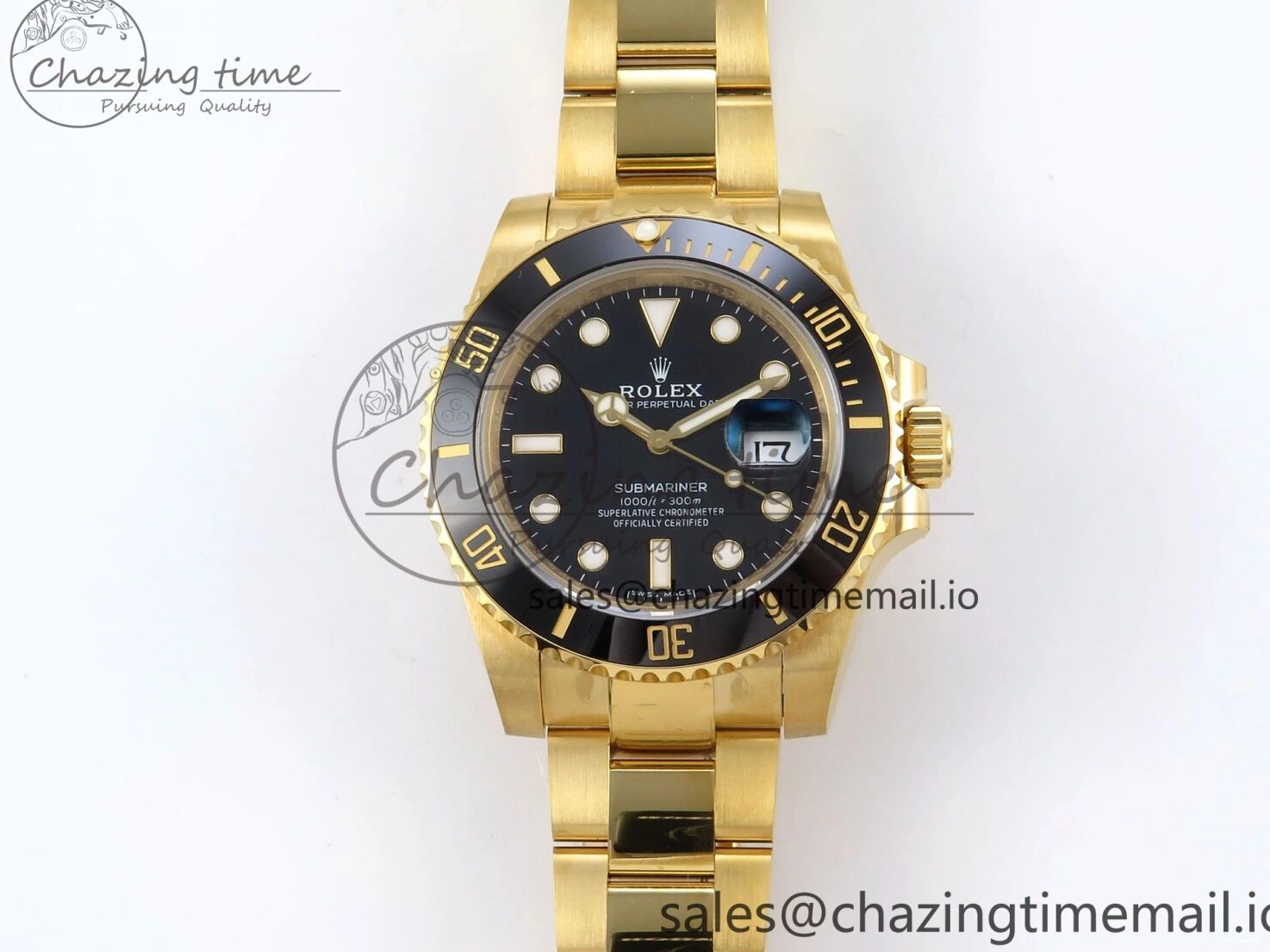 Submariner Black YG VS3135 Ceramic 116618 Steel 1:1 LN Edition Plated VSF 904L Best 0115